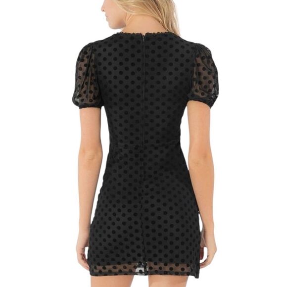 SPEECHLESS Puff Sleeve Body-con Dress In Black - Picture 2 of 7